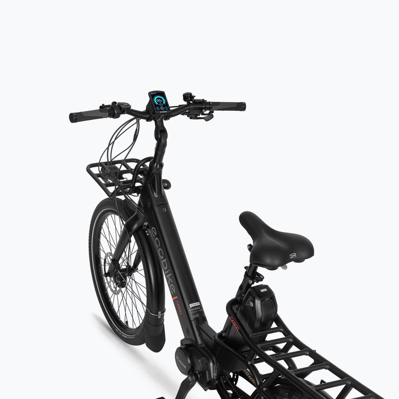 EcoBike Cargo/16Ah Trapeze Cargo+X300 10.4 AH Greenway Elektrofahrrad schwarz 1010503 4