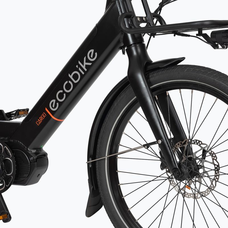 EcoBike Cargo/16Ah Trapeze Cargo+X300 10.4 AH Greenway Elektrofahrrad schwarz 1010503 6