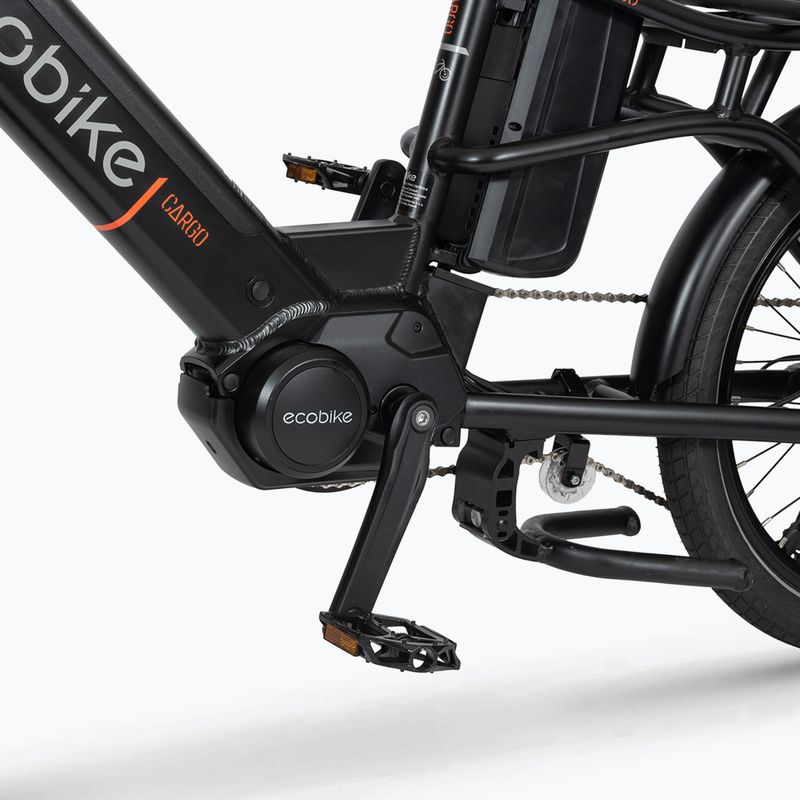 EcoBike Cargo/16Ah Trapeze Cargo+X300 10.4 AH Greenway Elektrofahrrad schwarz 1010503 7