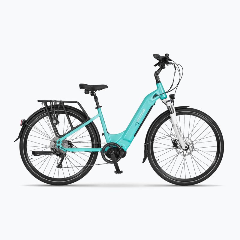 EcoBike D2 City/14Ah Smart BMS Elektrofahrrad blau 1010318