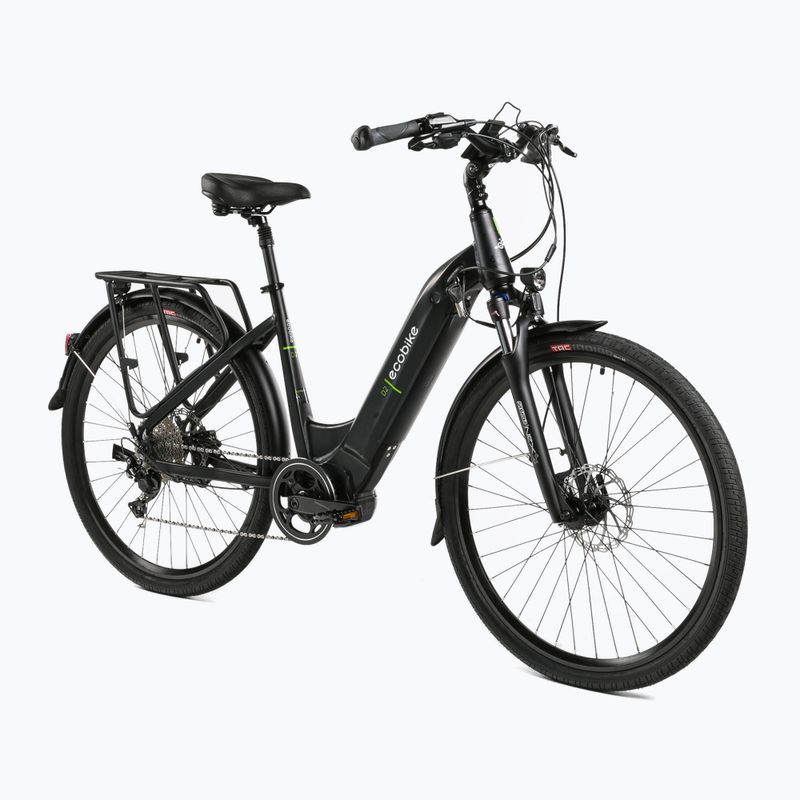 EcoBike D2 City/14Ah Smart BMS Elektrofahrrad schwarz 1010319 2