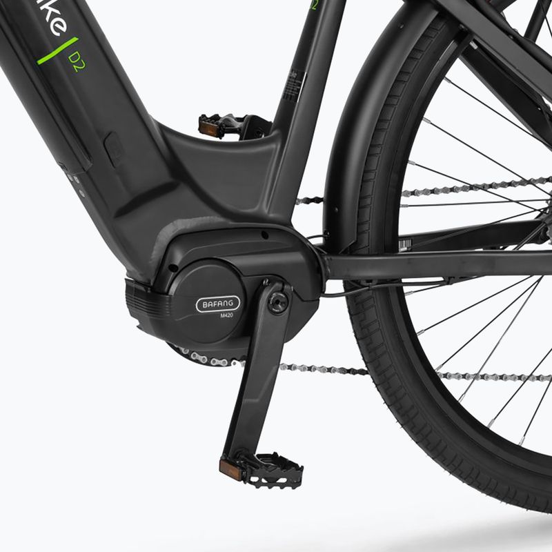 EcoBike D2 City/14Ah Smart BMS Elektrofahrrad schwarz 1010319 11