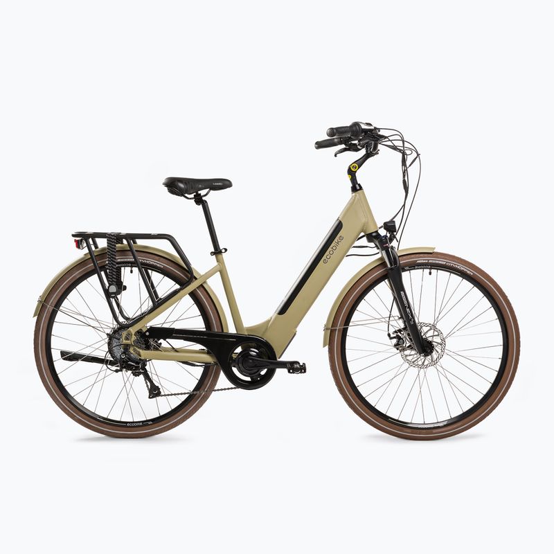 EcoBike X-City Cappuccino/13 Ah Greenway beige Elektrofahrrad 1010119