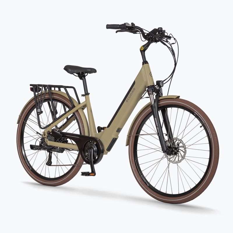 EcoBike X-City Cappuccino/13 Ah Greenway beige Elektrofahrrad 1010119 13