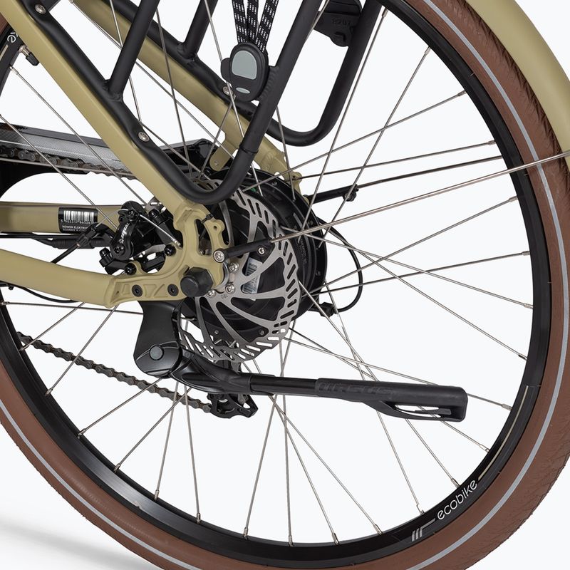 EcoBike X-City Cappuccino/13 Ah Greenway beige Elektrofahrrad 1010119 11