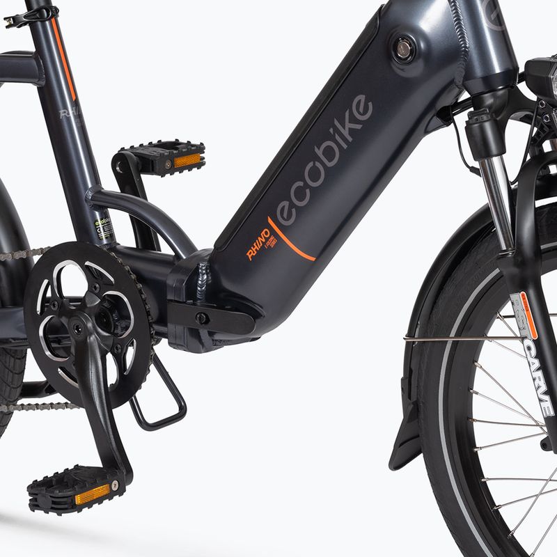 EcoBike Rhino/Rhino LG 16 Ah Smart BMS Elektrofahrrad schwarz 1010203 7