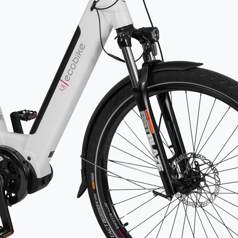 Elektrofahrrad EcoBike LX 300/X300 14Ah LG weiß 1010320 5