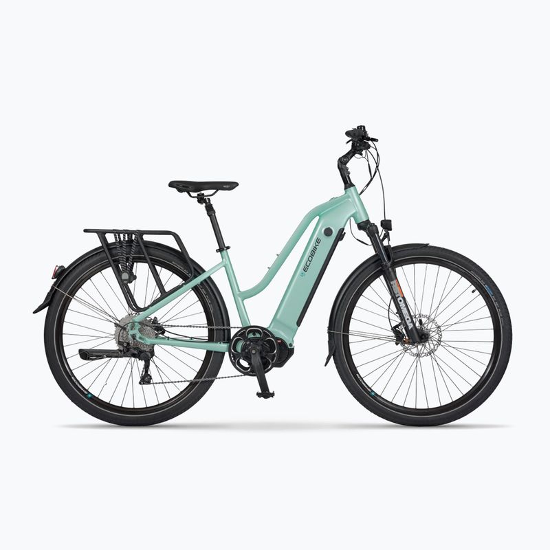 Damen-Elektrofahrrad EcoBike LX 500/X500 17.5Ah LG grün 1010316