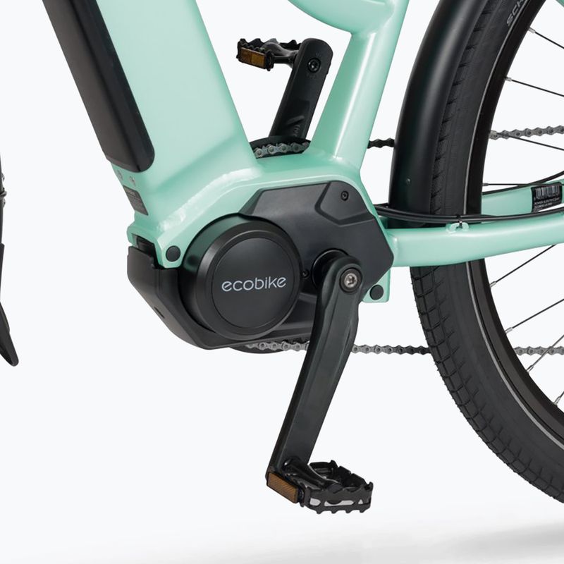 Damen-Elektrofahrrad EcoBike LX 500/X500 17.5Ah LG grün 1010316 6