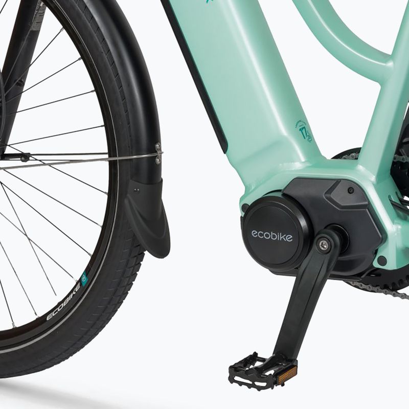 Damen-Elektrofahrrad EcoBike LX 500/X500 17.5Ah LG grün 1010316 7