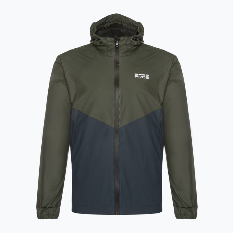 Herren-Angeljacke Pros 726 grün/blau