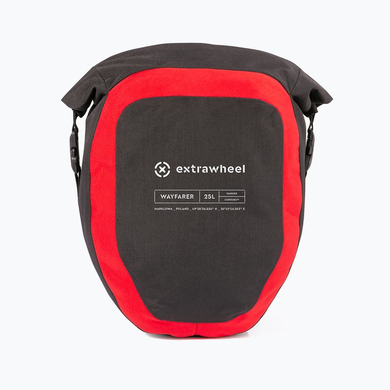 Fahrradtasche Extrawheel Wayfarer Premium 25L 2 St. schwarz E48 4