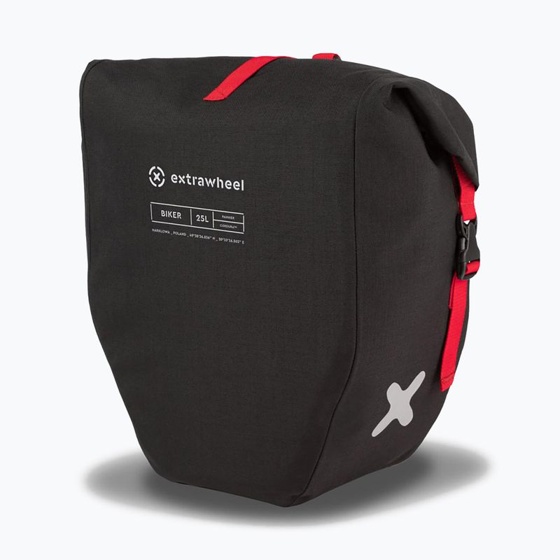 Fahrradtasche Extrawheel Biker Premium 25L 2 St. schwarz E12 2