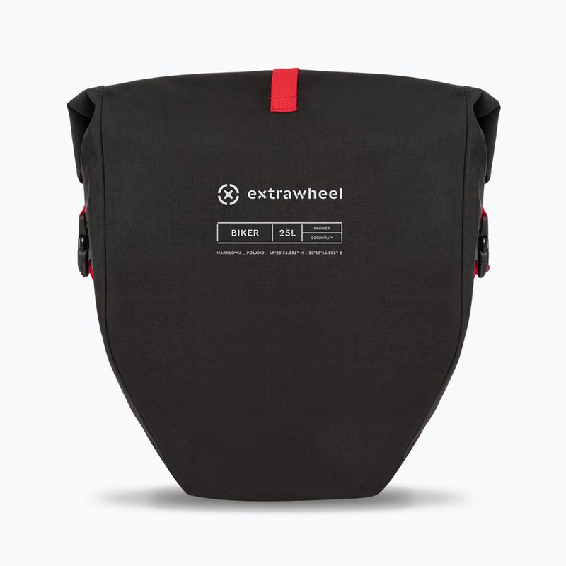 Fahrradtasche Extrawheel Biker Premium 25L 2 St. schwarz E12 4