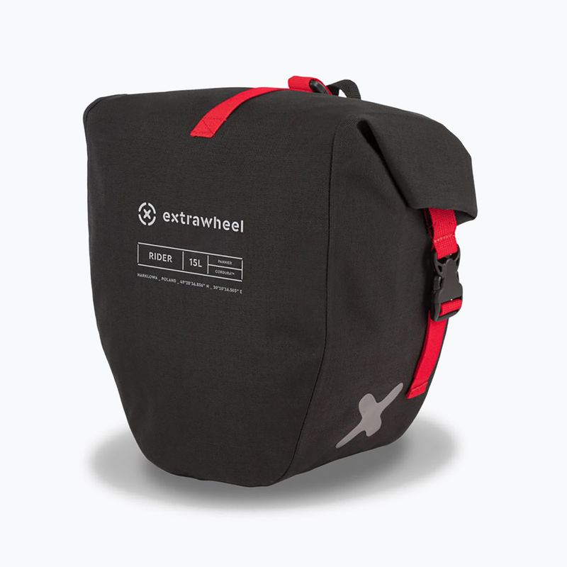 Fahrradtasche Extrawheel Rider Premium 15L 2 St. schwarz E113 2