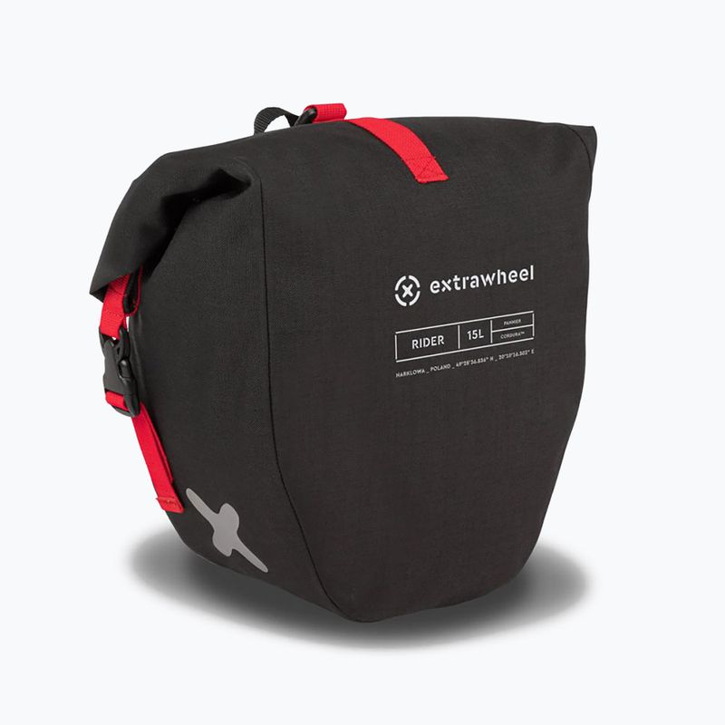 Fahrradtasche Extrawheel Rider Premium 15L 2 St. schwarz E113 3