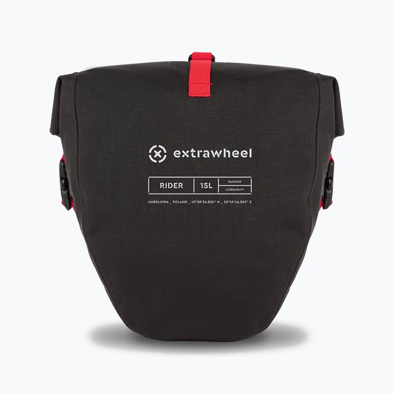 Fahrradtasche Extrawheel Rider Premium 15L 2 St. schwarz E113 4