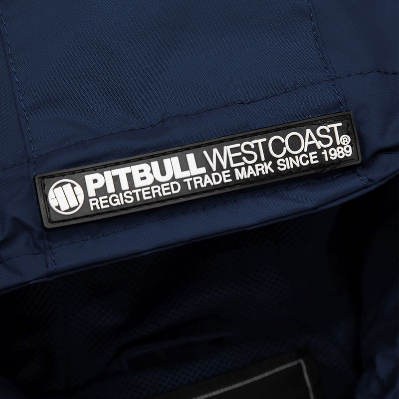 Herren Pitbull West Coast Athletic Kapuzen-Nylonjacke dunkel navy 12