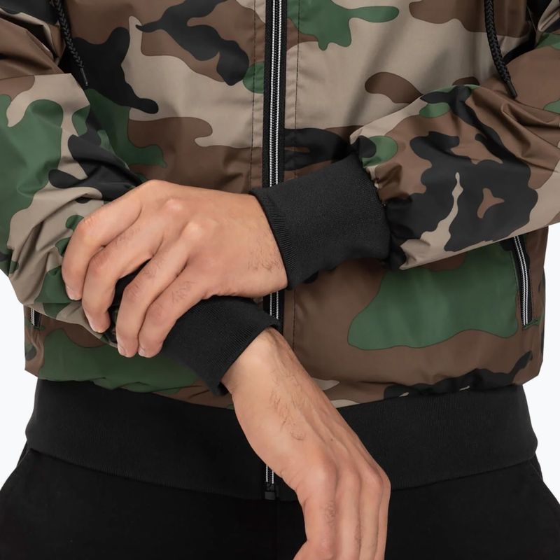 Pitbull West Coast Athletic Herrenjacke mit Kapuze aus Nylon in Waldtarnfarben 5