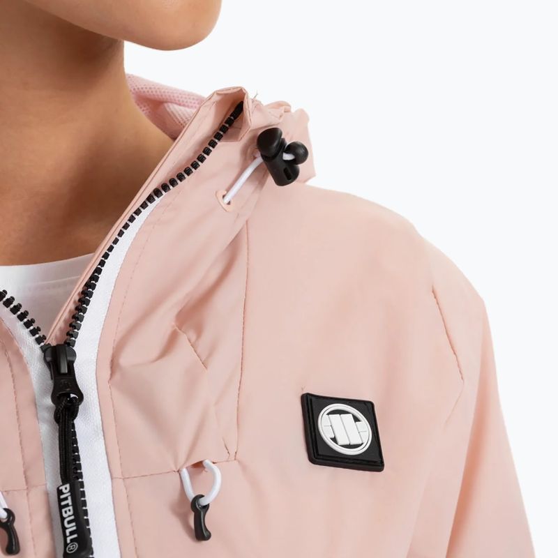 Jacke für Frauen Pitbull West Coast Aaricia Hooded Nylon pink 6