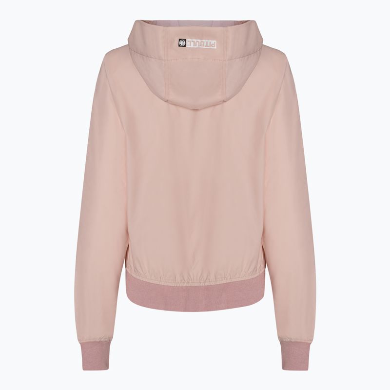 Jacke für Frauen Pitbull West Coast Aaricia Hooded Nylon pink 8