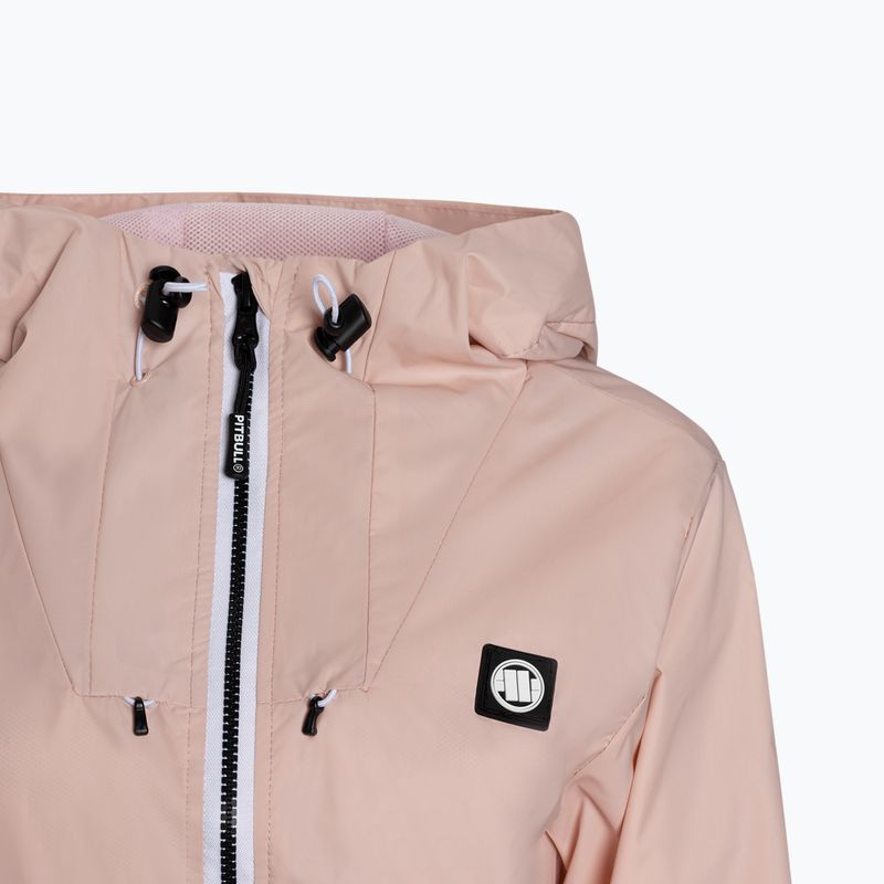 Jacke für Frauen Pitbull West Coast Aaricia Hooded Nylon pink 9