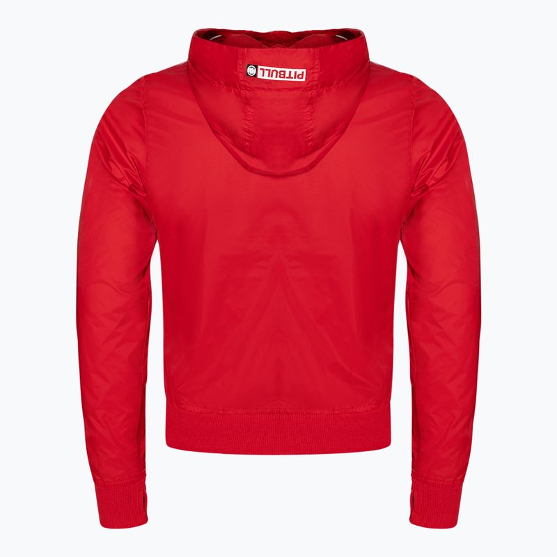 Jacke für Frauen Pitbull West Coast Aaricia Sleeve Hooded Nylon red 2