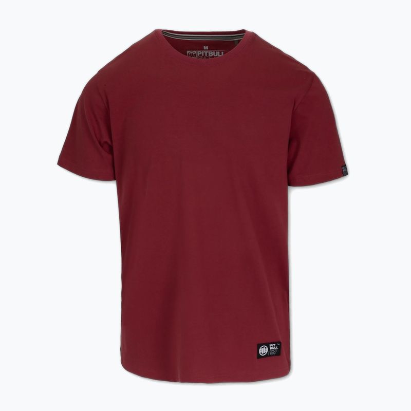 Shirt Herren Pitbull No Logo burgundy