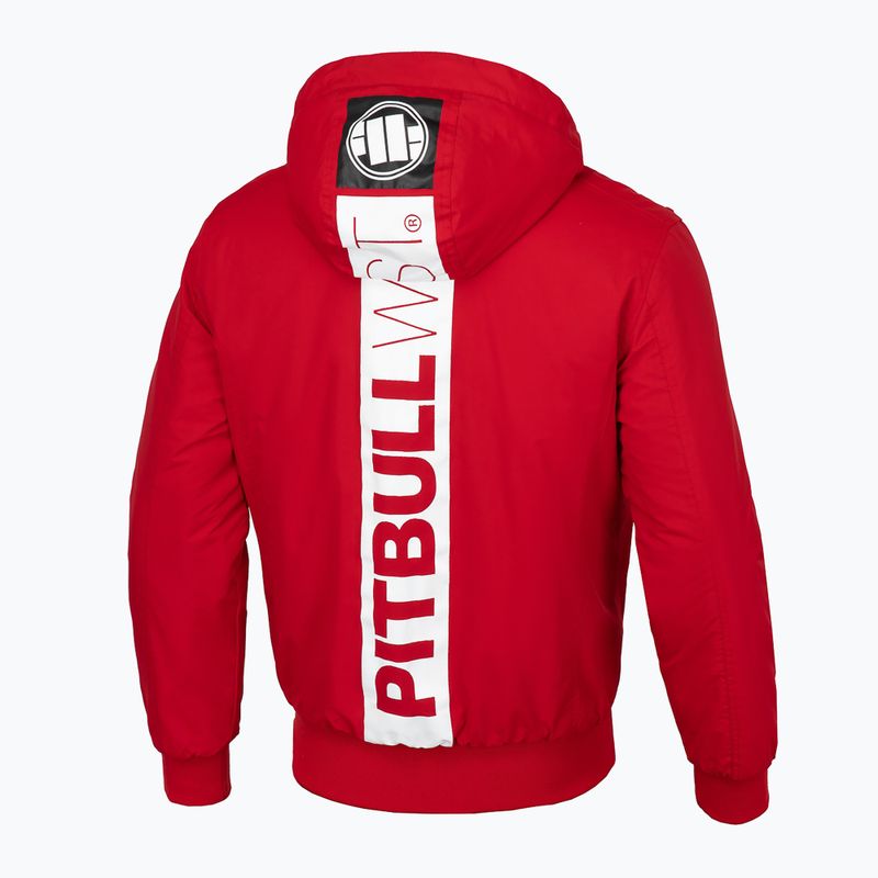 Winterjacke für Männer Pitbull West Coast Cabrillo Hooded red 4