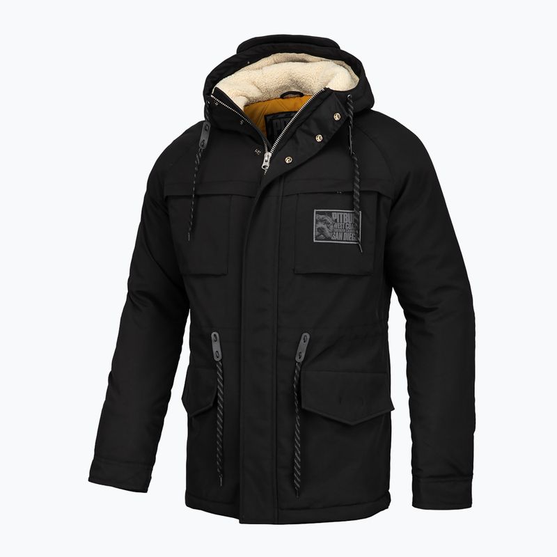 Winterjacke für Männer Pitbull West Coast Gunner Hooded Parka black 4