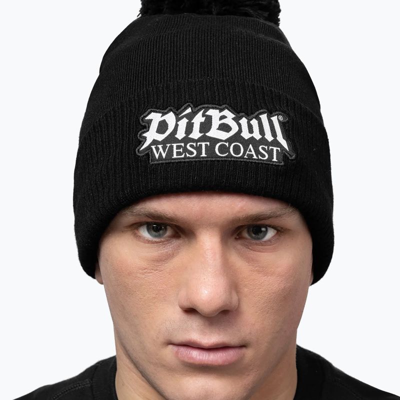 Wintermütze Pitbull Beanie Bubble One Tone Old Logo black 3