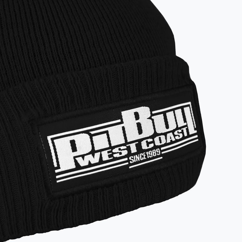 Herren Wintermütze Pitbull Beanie One Tone Boxen schwarz 3