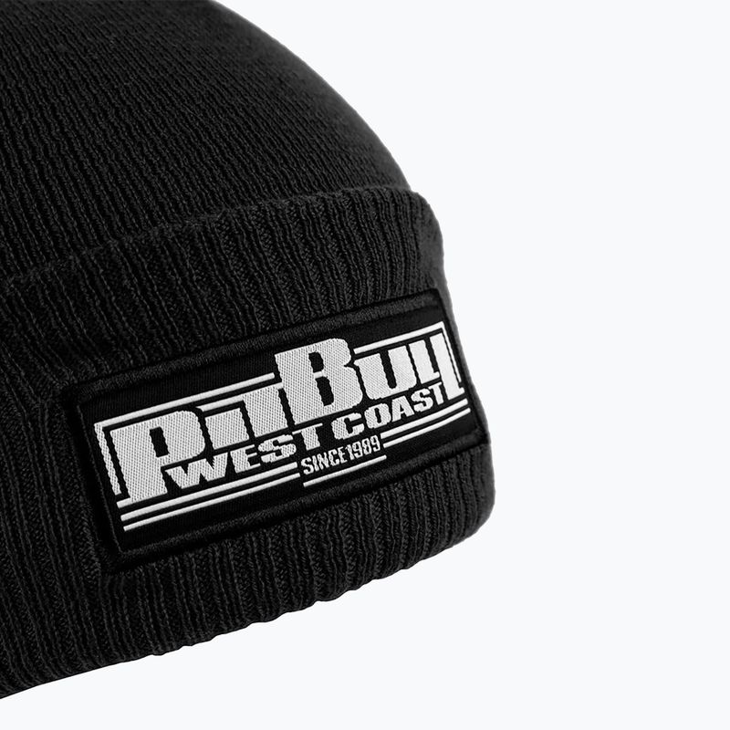 Herren Wintermütze Pitbull Beanie Bubble One Tone Boxing schwarz 3