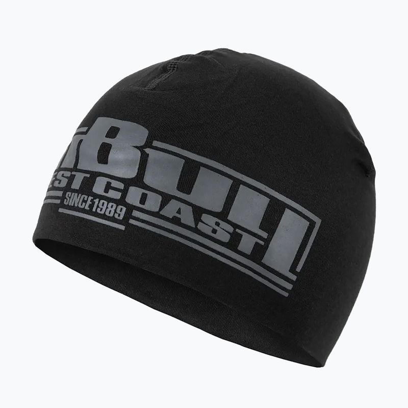 Pitbull West Coast Beanie Classic Boxing Wintermütze schwarz/schwarz