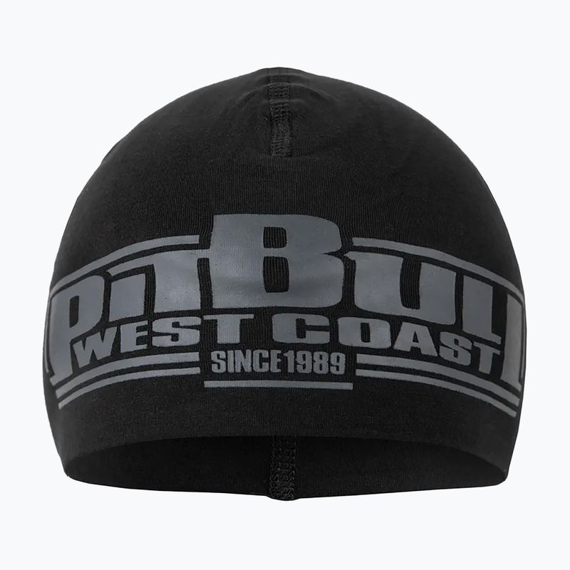 Pitbull West Coast Beanie Classic Boxing Wintermütze schwarz/schwarz