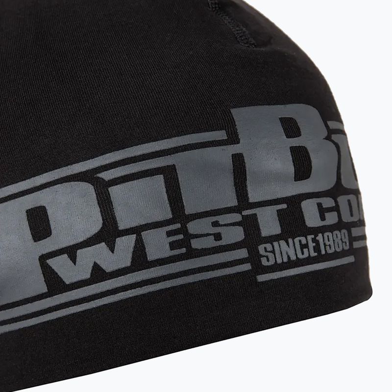 Pitbull West Coast Beanie Classic Boxing Wintermütze schwarz/schwarz