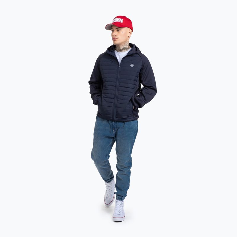 Herren Pitbull West Coast Dillard Kapuzenjacke dunkel navy 2