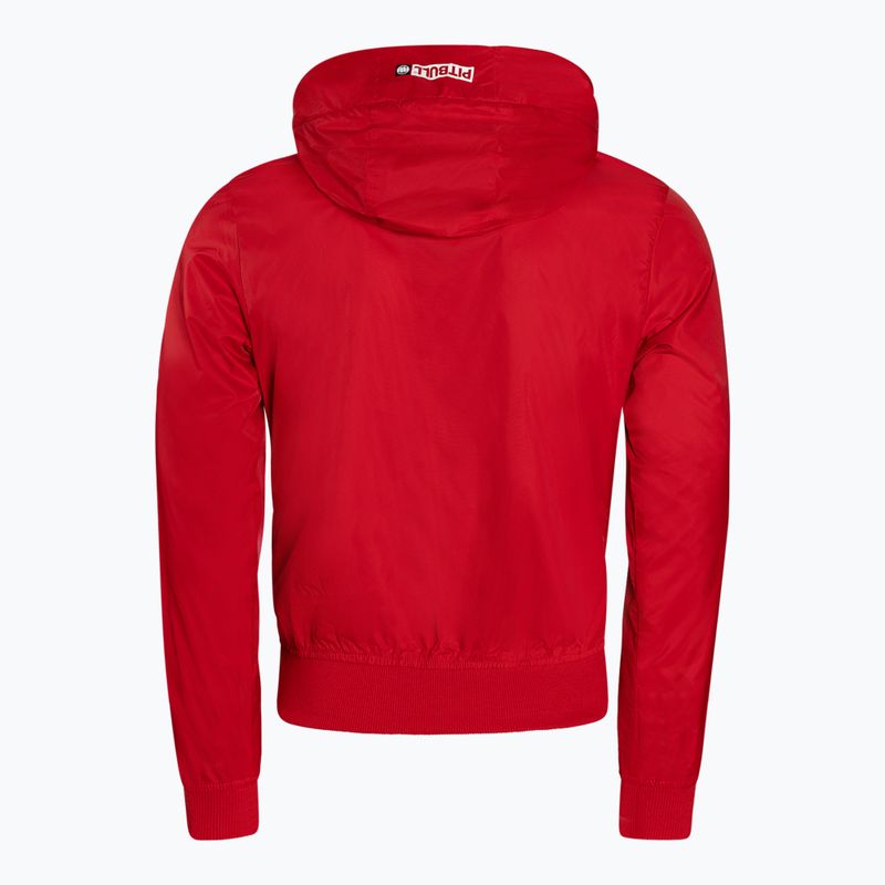 Jacke für Frauen Pitbull West Coast Aaricia Hooded Nylon red 2