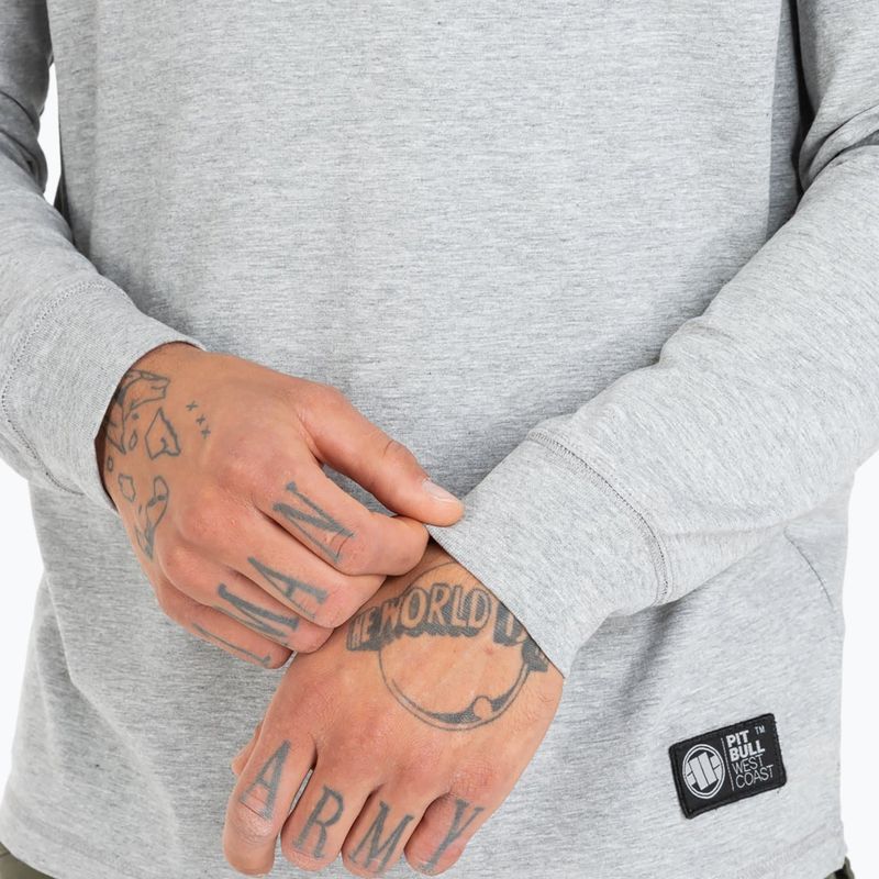Sweatshirt für Männer Pitbull West Coast Small Logo Spandex 210 grey/melange 5