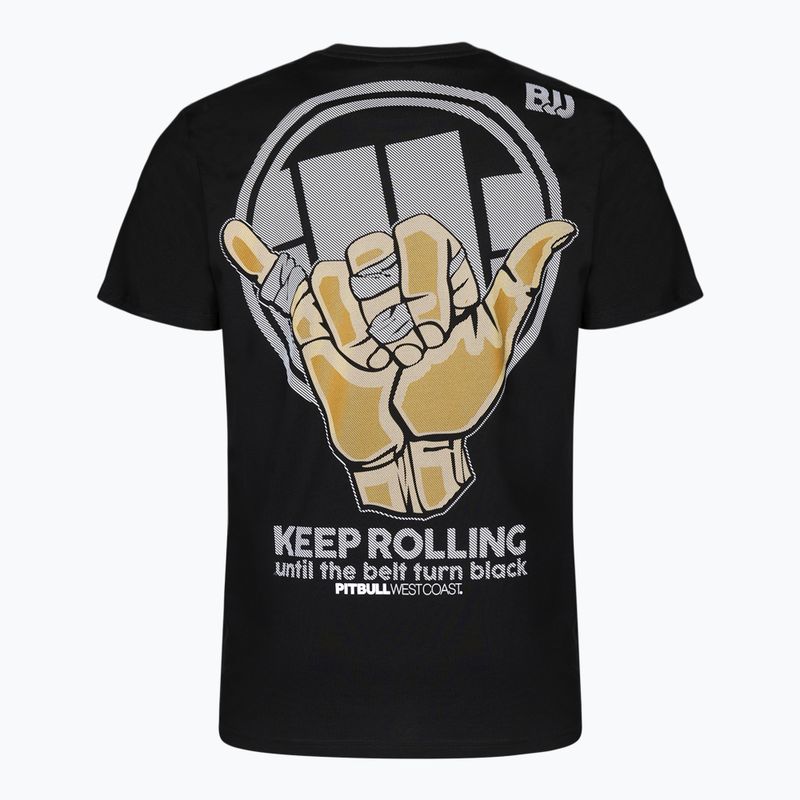Herren-T-Shirt Pitbull West Coast Keep Rolling Middle Weight black 2