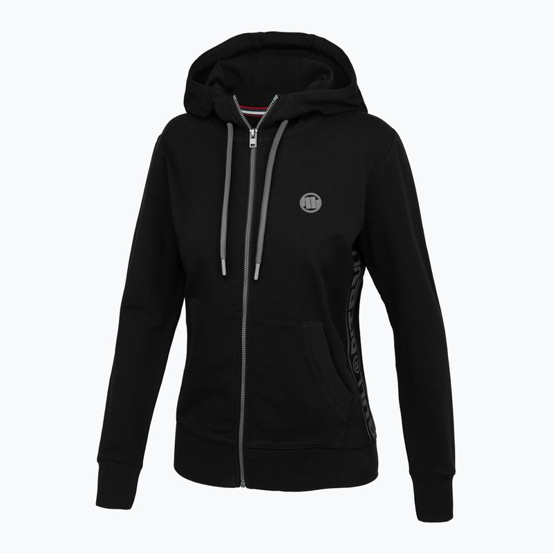 Damen-Sweatshirt Pitbull West Coast Hooded Zip French Terry black