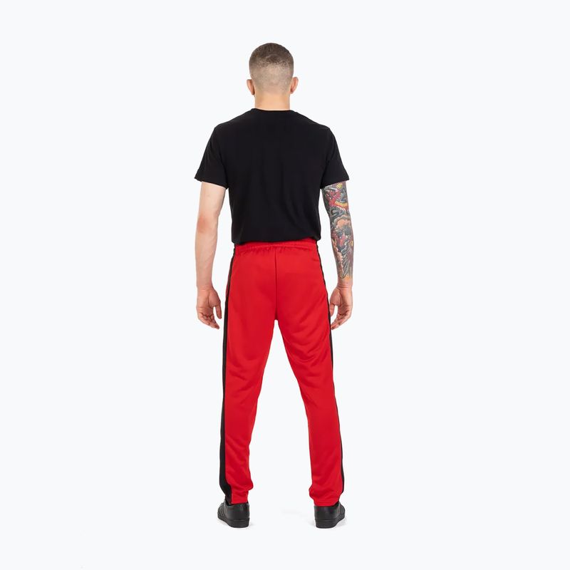 Hosen für Männer Pitbull West Coast Oldschool Track Pants Raglan red 3