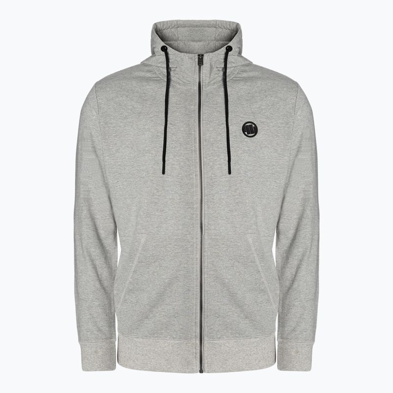 Sweatshirt für Männer Pitbull West Coast Hooded Zip Small Logo F.Terry 220 grey/melange 5