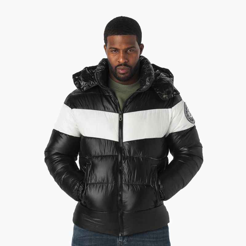 Daunenjacke für Männer Pitbull West Coast Cosmo black/white
