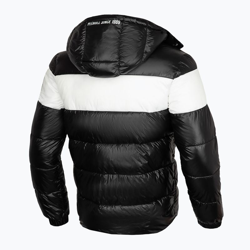 Daunenjacke für Männer Pitbull West Coast Cosmo black/white 4