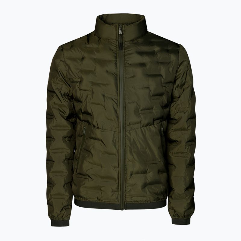 Daunenjacke für Männer Pitbull West Coast Overton dark olive