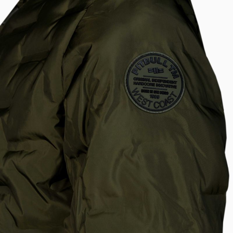Daunenjacke für Männer Pitbull West Coast Overton dark olive 3