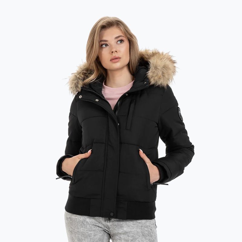 Pitbull West Coast Damen Winterjacke Firethorn schwarz