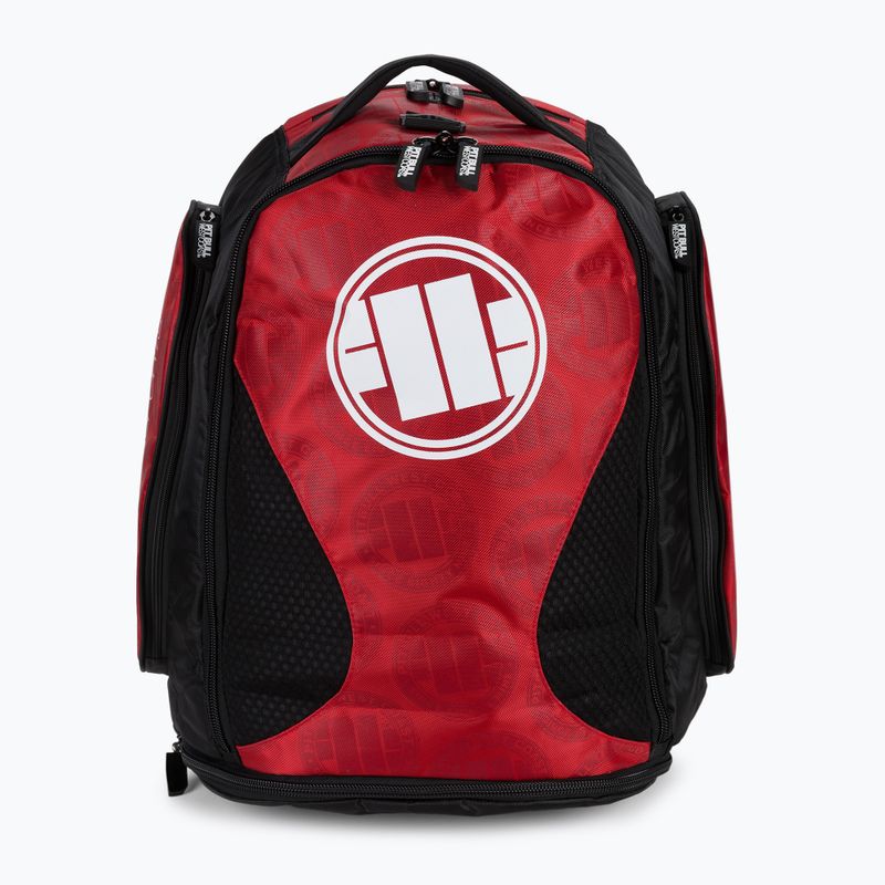 Rucksack Pitbull West Coast Big Convertible Logo red