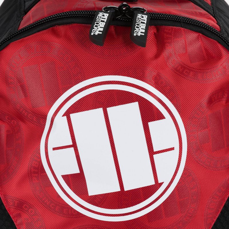 Rucksack Pitbull West Coast Big Convertible Logo red 4